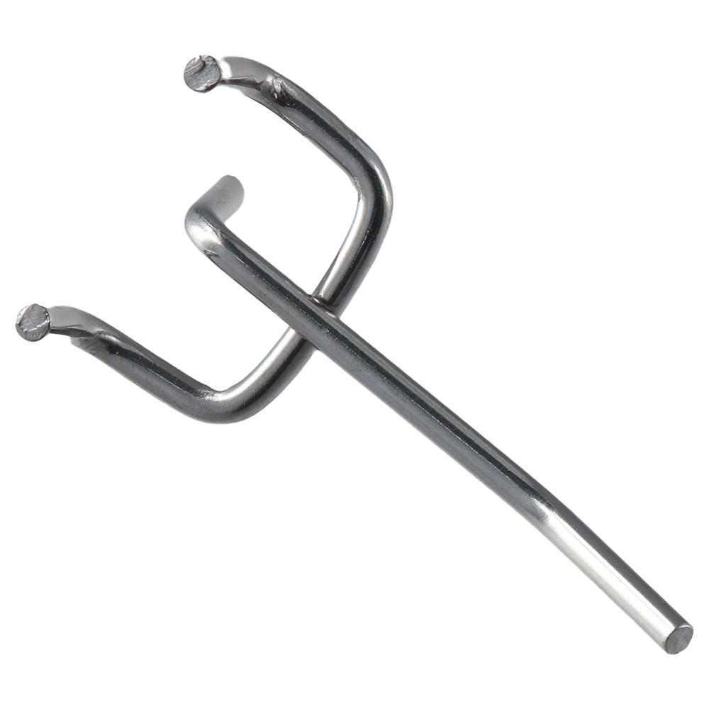 Серебряные крючки для витрин, вешалка для розничного магазина, подходит для стеллажей для хранения