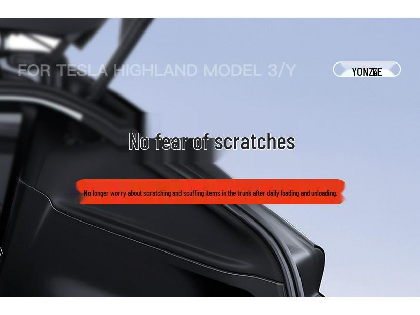 Защитная накладка на порог багажника и накладка на крышку багажника для Tesla Model 3/Y/YL