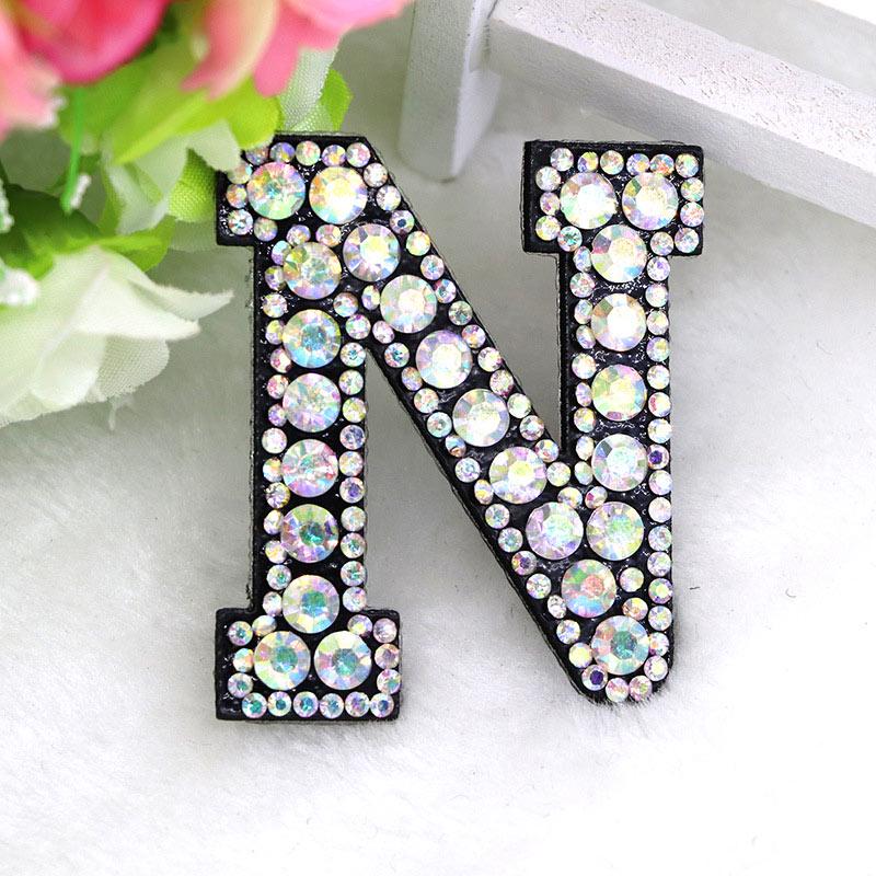 Шарм английский алфавит AZ значок буквы аппликация 3D стразы буквы нашивка горячая распродажа утюг на высокое качество популярный 1 шт для одежды обувь сумка