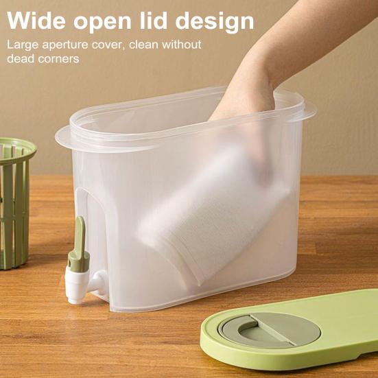 3,9 л кран для бутылки с холодной водой, диспенсер для напитков в холодильнике с широким горлом, герметичный диспенсер для напитков для лимонада, чая со льдом, соков для горячих холодных напитков