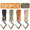 Крючки из искусственной кожи для кемпинга, пряжка S-образной формы, крючок для ключей, полевая металлическая пряжка, принадлежности для кемпинга, крючок для кухонных принадлежностей, стойка для хранения одежды
