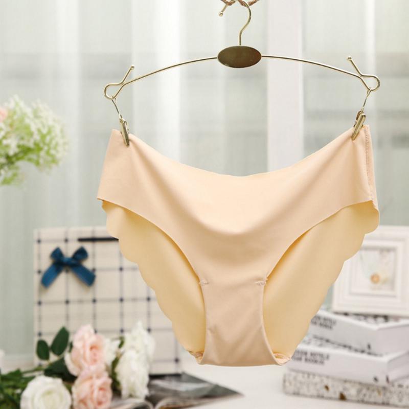 Женские трусики, мягкие ультратонкие бесшовные женские трусики для девочек, трусы, сексуальное нижнее белье, бикини