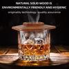 Коктейльный дымник Smoking Master Wood Художественная шестиугольная башня Верхняя форма Аксессуары для бара Тонкий фильтр с отверстиями Ароматизированные напитки