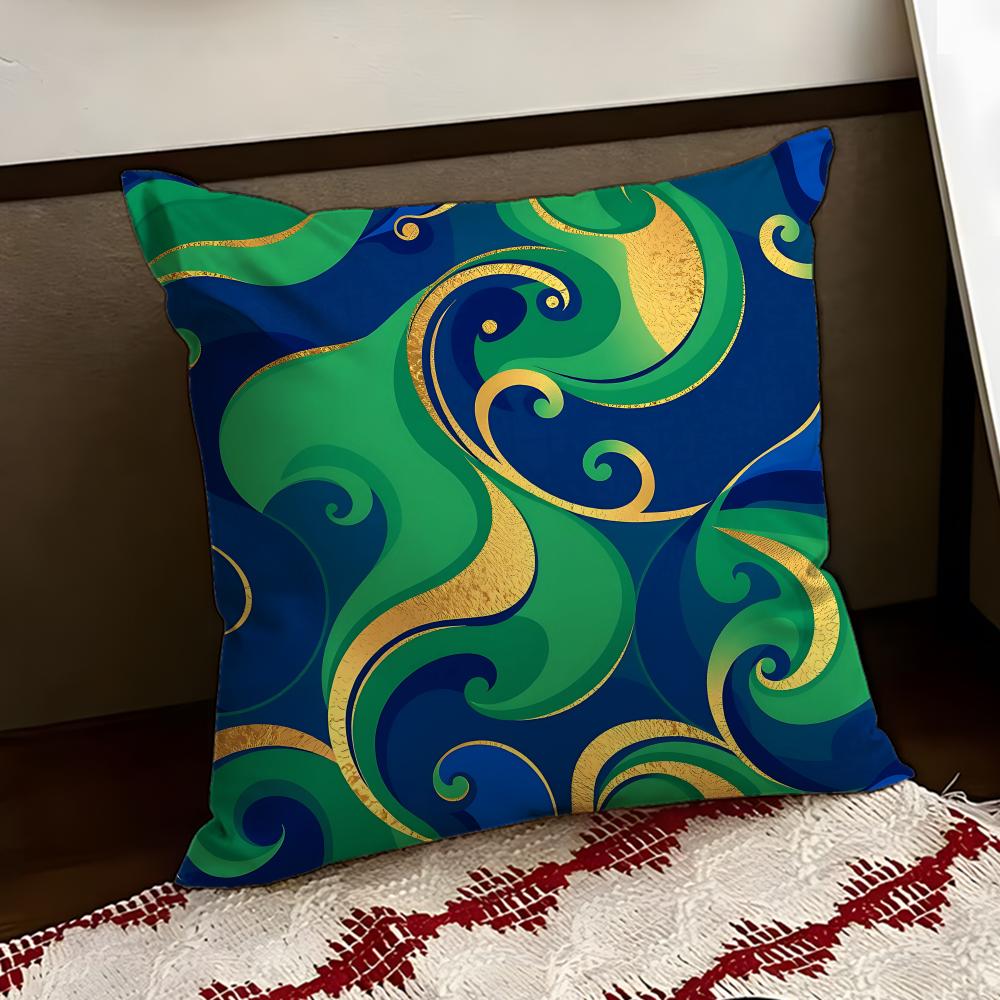 Shimmering Luxury Glitter Cushion Cover Reversible Soft Durable Pillow Cover Home Car MultiScene Use for Daily Comfort