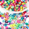 30pcs Different Size Multi Shape Round Clay Polymer Beads for DIY Jewelry Bracelet Necklace Making