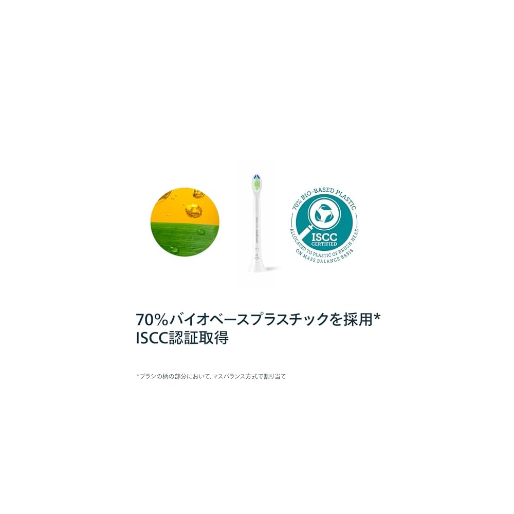 Philips Replacement Brush Head for Sonicare WC White Plus Compact Small Head HX607814