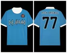 Лето Новая Def Leppard Rock Brigade Футбольная Майка Мужская Женская Спортивная Футболка Дышащая Быстросохнущая Уличная Одежда Семейные Детские Футболки