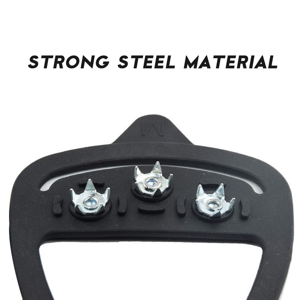 Противоскользящие шипы для обуви с 8 шипами, кошки, препятствующие обледенению обуви, не скользят