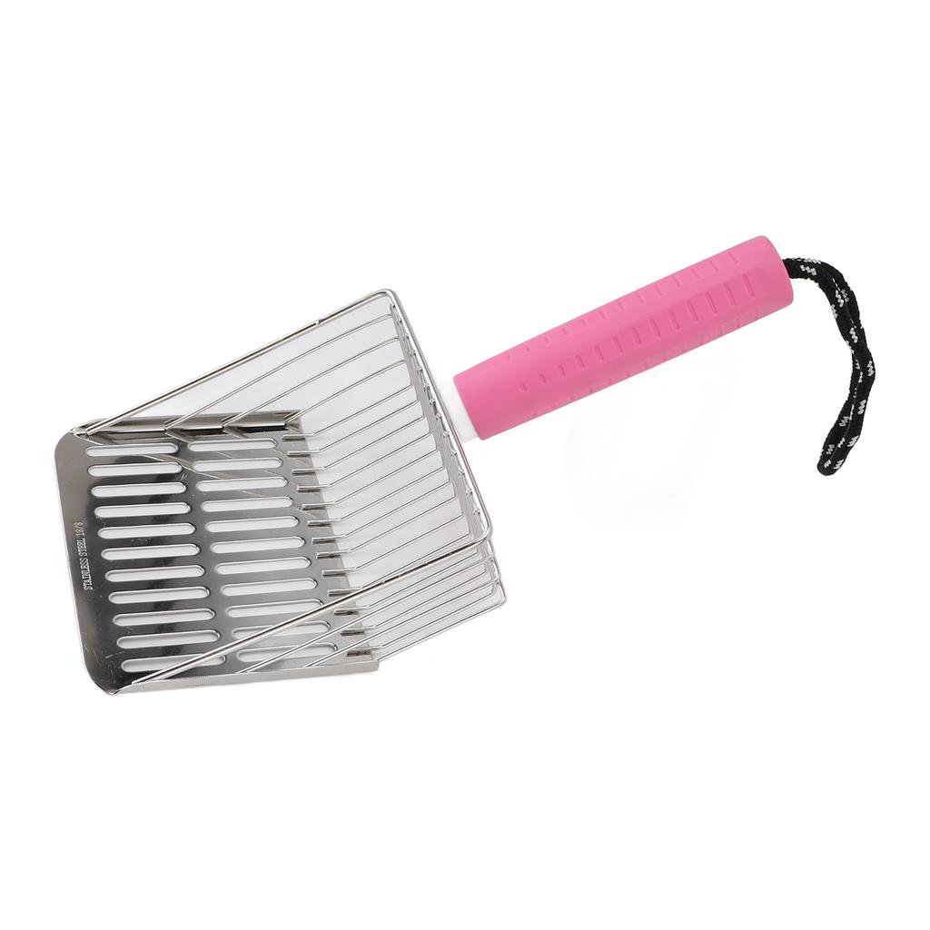 Cat Litter Scoop Detachable Handle Cat Litter Shovel Easy To Clean Stainless Steel Poop Scooper for Litter Box