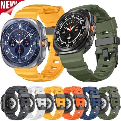 Ремешок TTrail Loop для Samsung Galaxy Watch Ultra 2025 47 мм Спортивный силиконовый браслет для Galaxy Watch 8 Ultra 47 мм Дышащий ремешок