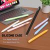 Силиконовый пенал для Apple Pencil 2 2-го поколения Чехлы для стилуса Однотонный чехол для Apple Pencil Pro Защитный чехол
