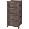 Bathroom Furniture - Tontarelli - Arianna - Wenge - 4 Drawers - Contemporary