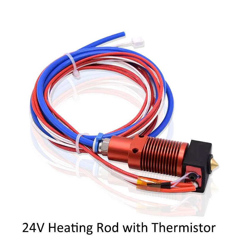 Детали 3D-принтера для CR10S Pro Ender 3 Комплект хотенда 0,4 мм Сопло Нагреватель Термистор Экструзия Собранный Экструдер для CR-10 MAX