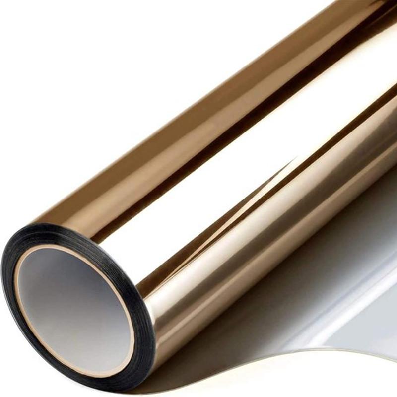 Конфиденциальная оконная пленка, солнцезащитная зеркальная светоотражающая тонировка для окон, односторонняя терморегулирующая виниловая анти-УФ-стеклянная наклейка для домашнего офиса