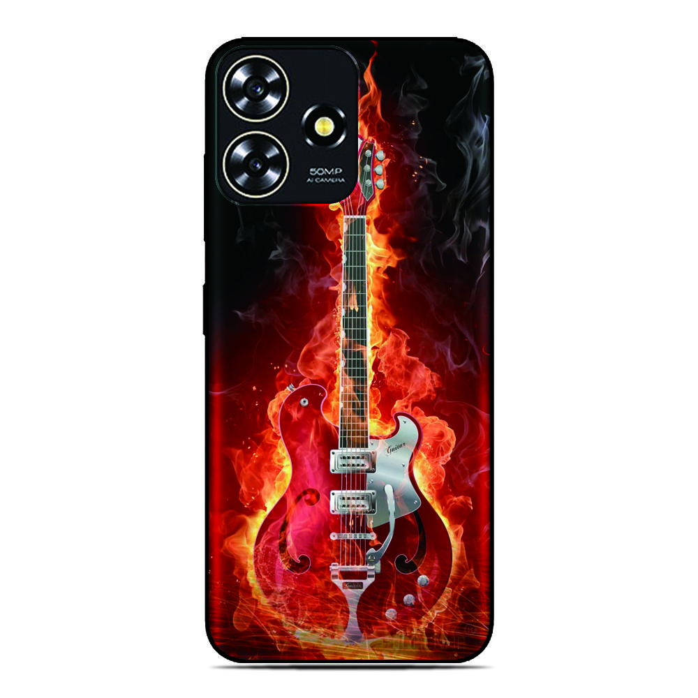 Flame Musical Phone Case For TCL NxtPaper 70 Pro K70 Power 4G 605 50 XE 40 XL 20 30 60 SE 60R 5G 40R 505 501 408 406 403 Cover