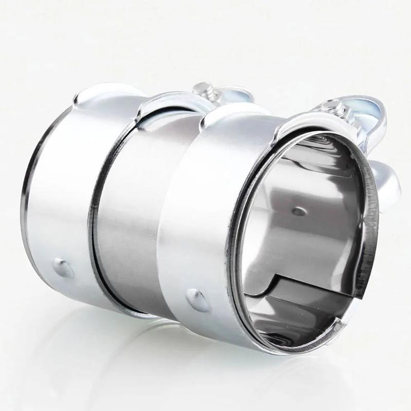 Exhaust Clamp 45Mm 50Mm 55Mm 60Mm 65Mm Exhaust Tube Pipe Connector Joiner Sleeve Clamp Adjustable Tip