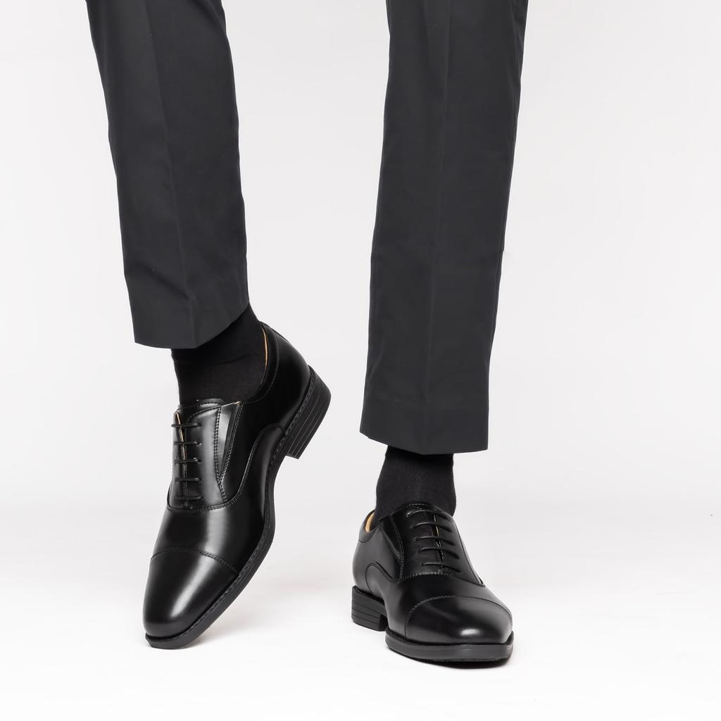 Foxsense Легкая кожаная деловая и удобная обувь для платья с внутренней и формальной размерной сеткой Мужская обувь, Водоотталкивающая, Дышащая, Для ходьбы.