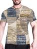 Watermelon print short-sleeve t-shirt, casual and stylish for everyday wear.