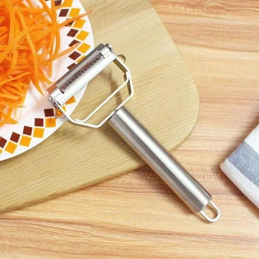 Kitchen Making Small Tools Stainless Steel Multi-function Vegetable Peeler Cutter Peeler Potato Carrot Grater Convenience Tools