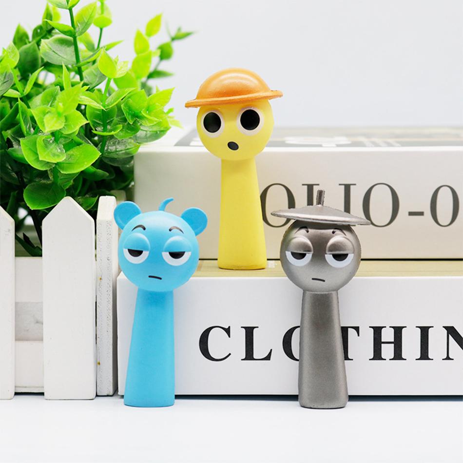 12 шт. набор забавных фигурок Sprunki модель 6-8 см ПВХ Sprunki игра аниме экшн-игрушки фигурки мультфильм дети подарки на день рождения игрушки