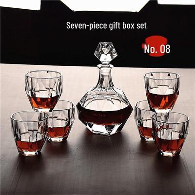 Набор из 7 предметов: графин для вина и бокалы Henton Glass