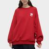 Fila Fusion Серия CNY Год Дракона Узор Дракона Свитшот с круглым вырезом Свободный свитшот Унисекс свитшот Туманно-красный T11U413212F-RD