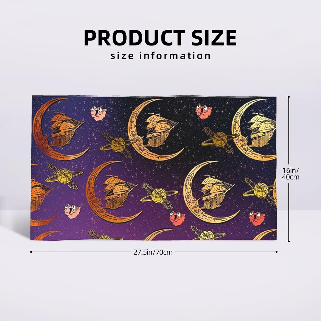 Treasured Planets Soft Face Towel Quick Dry Pool Bath Cotton Towels Breathable