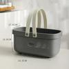 Compactshowerbasket Premium PP Mesh Basket with Handles Bathroom, University Dormitory Kitchen, Camp Gym, Garden Cleaning Supplies