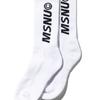 MASSNOUN MSNU LOGO SOCKS MUZAS001-WT