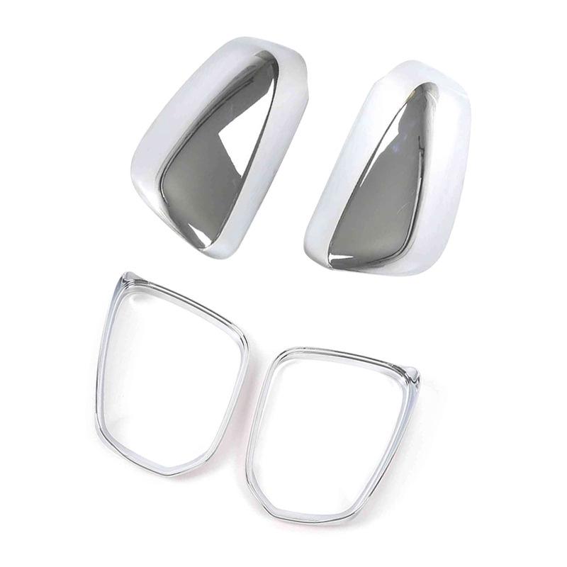 Крышка зеркала заднего вида из углеродного волокна серии Toyota VOXY/NOAH 90 с декоративной наклейкой-дождевиком.