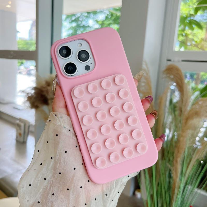 Многофункциональная силиконовая присоска - подставка для телефона и наклейка на заднюю панель