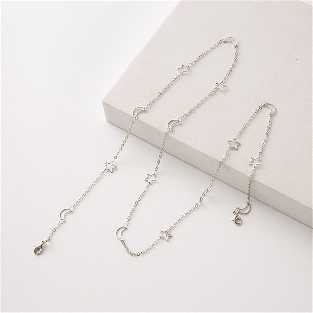 Cord Holder Anti-lost Star Moon Mask Lanyards Alloy Eyeglasses Chains Punk Jewelry Sunglasses Chain