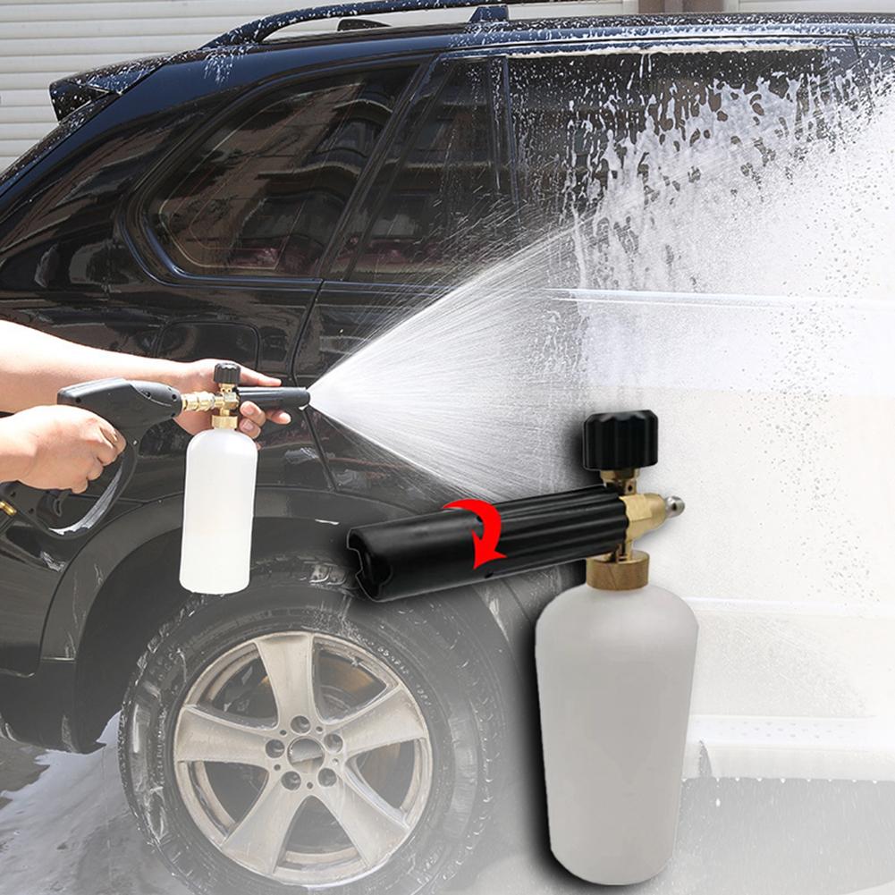 Регулируемая пенная насадка для мойки высокого давления 1 л, пистолет для мойки автомобиля с пеной, мойка высокого давления для Karcher серии K