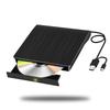 Yaeonku External CD DVD Drive DVD Player High Speed USB Dual Cable Read Write External Optical Drive Quiet Lightweight Compatible with Windows Mac OS