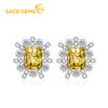 Classic Copper Alloy Zircon Earrings Ladies Jewelry Wedding Promise Party Gift