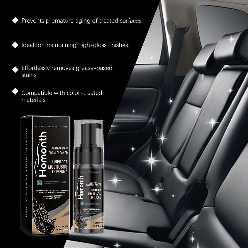 Homonth Multi-Purpose Foam Cleaner Car Interior And Home Universal Stain Removal And Maintenance Foam Cleaner