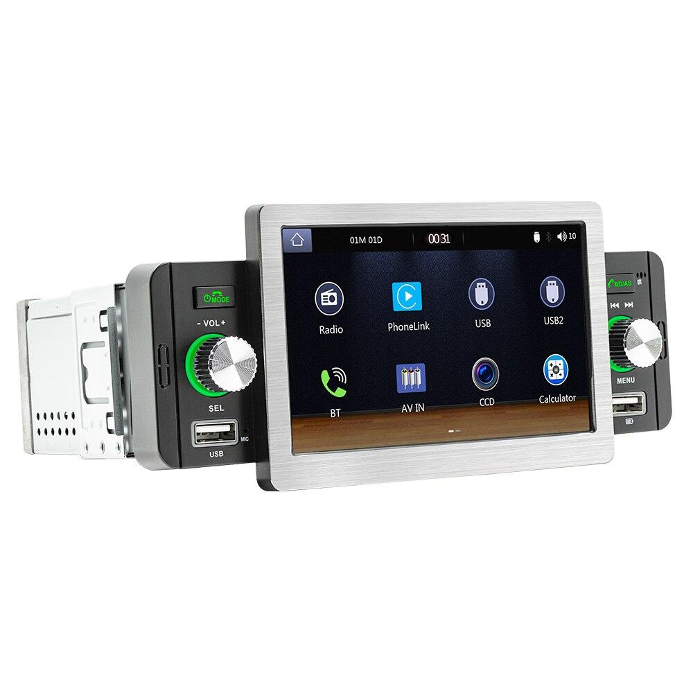 158 Вт 1Din автомобильный радиоприемник CarPlay Android Auto 5 дюймов MP5-плеер Bluetooth Hands Free A2DP USB FM-приемник аудиосистема