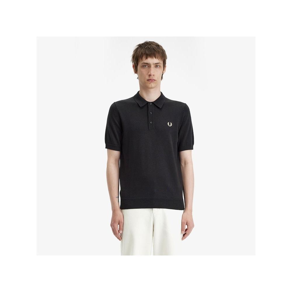Fred Perry [headquarters Genuine] Fred Perry [sharp] Classic Merino Wool Knit Shirt  198  Afpm2417623 198 qzgAfpm2417623 198