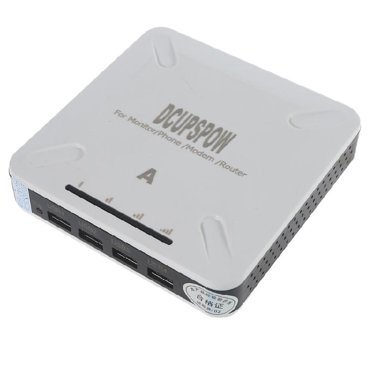 USB 5V 12V 5.5x2.1mm 13200mAh UPS Power Supply for Router CCTV Camera LED Strip
