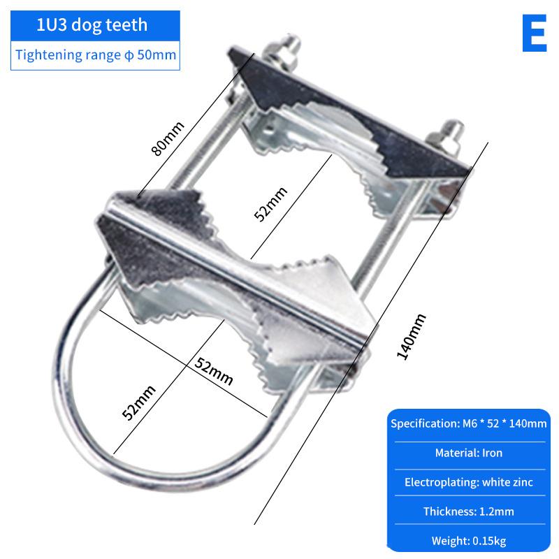 Болты M6U Сверхпрочный Антикоррозийный Комплект Кронштейнов для Крепления Мачта к Мачте Для ТВ CB Радиолюбительской Двойной Антенны Мачтовый Зажим V-образный Блок