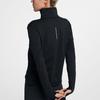 Nike Футболка с длинным рукавом и высоким воротом на молнии с логотипом Therma Element, женская, черная 928754-010