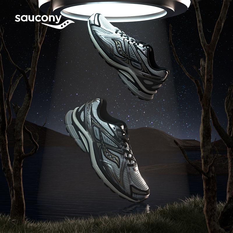 SAUCONY Kinvara 4 RE Удобные Ретро Прочные Низкие Повседневные Кроссовки Унисекс Белые Черные Серебристые S79052-5