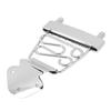 6 String Guitar Trapeze Tailpiece Metal Height Adjustable Guitar Trapeze Bridge Tailpiece for Replacement