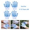 1/2/4Pairs Anti Skid Kids Gardening Gloves Hand Protection Mittens  Household Cleaning