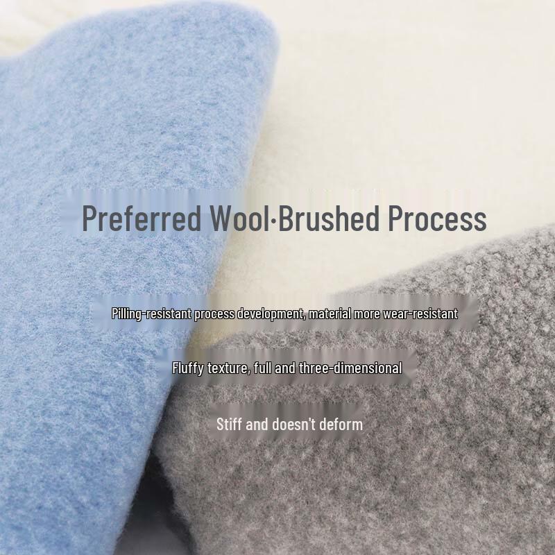 Женский шарф CEENIU YM07 из премиальной ягнячьей шерсти с кисточками