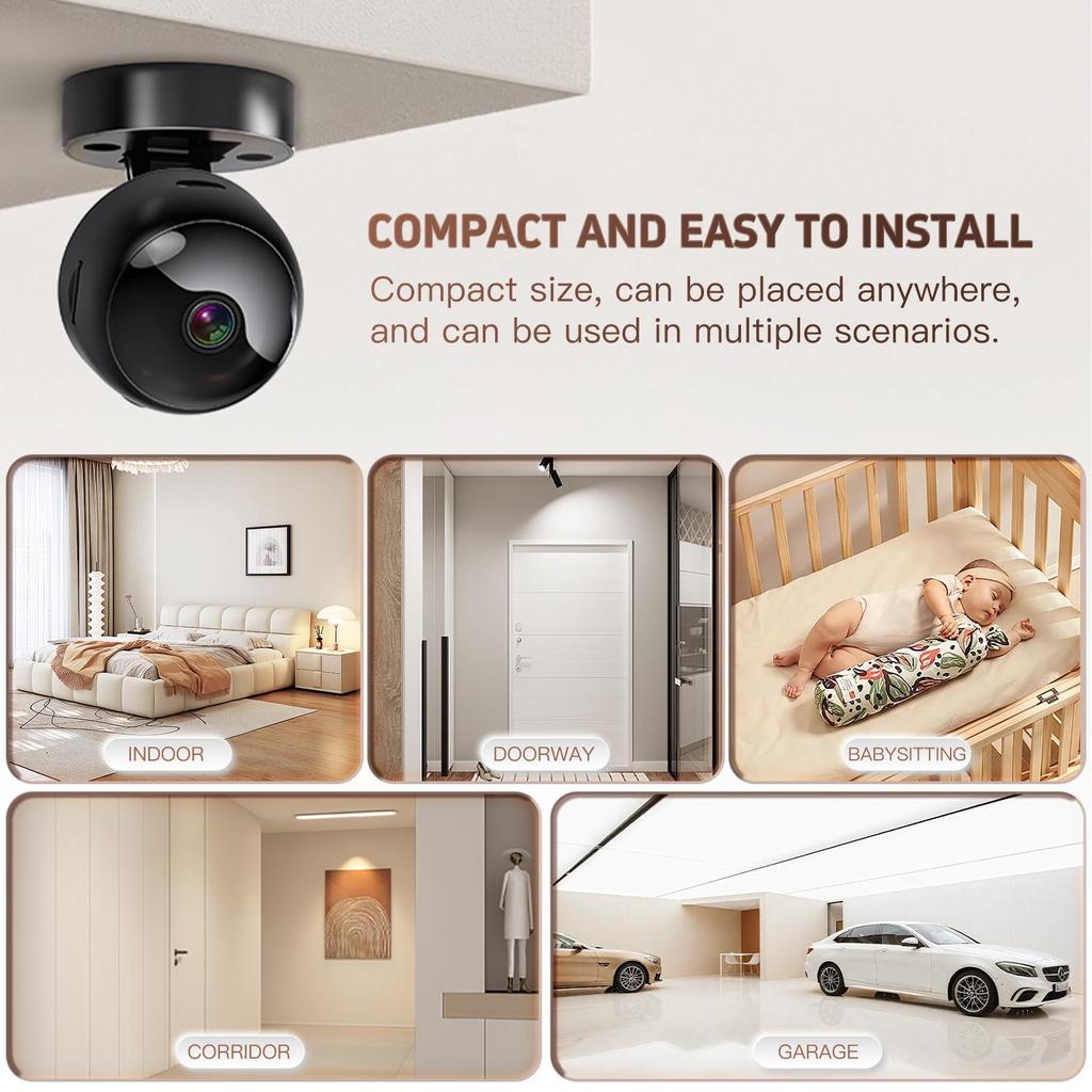 1080P Full HD WiFi камера видеонаблюдения с обнаружением движения и ночным видением