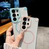 Противоударный чехол для мобильного телефона, подходит для Samsung S25ultra, тонкий чехол с кольцом, магнитная присоска, защитный чехол S24FE, S23