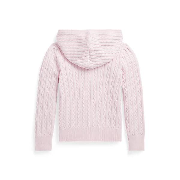 Polo Kids Girls 2 6 Years Old Mini Cable Cotton Full Zip Hoodie Cwposwer6820367650