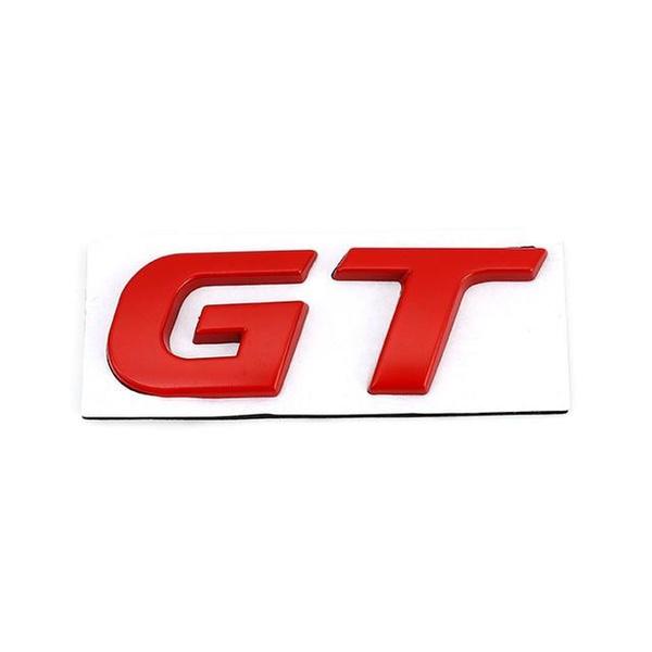 Логотип GT, автомобильная наклейка, значок, эмблема, наклейки