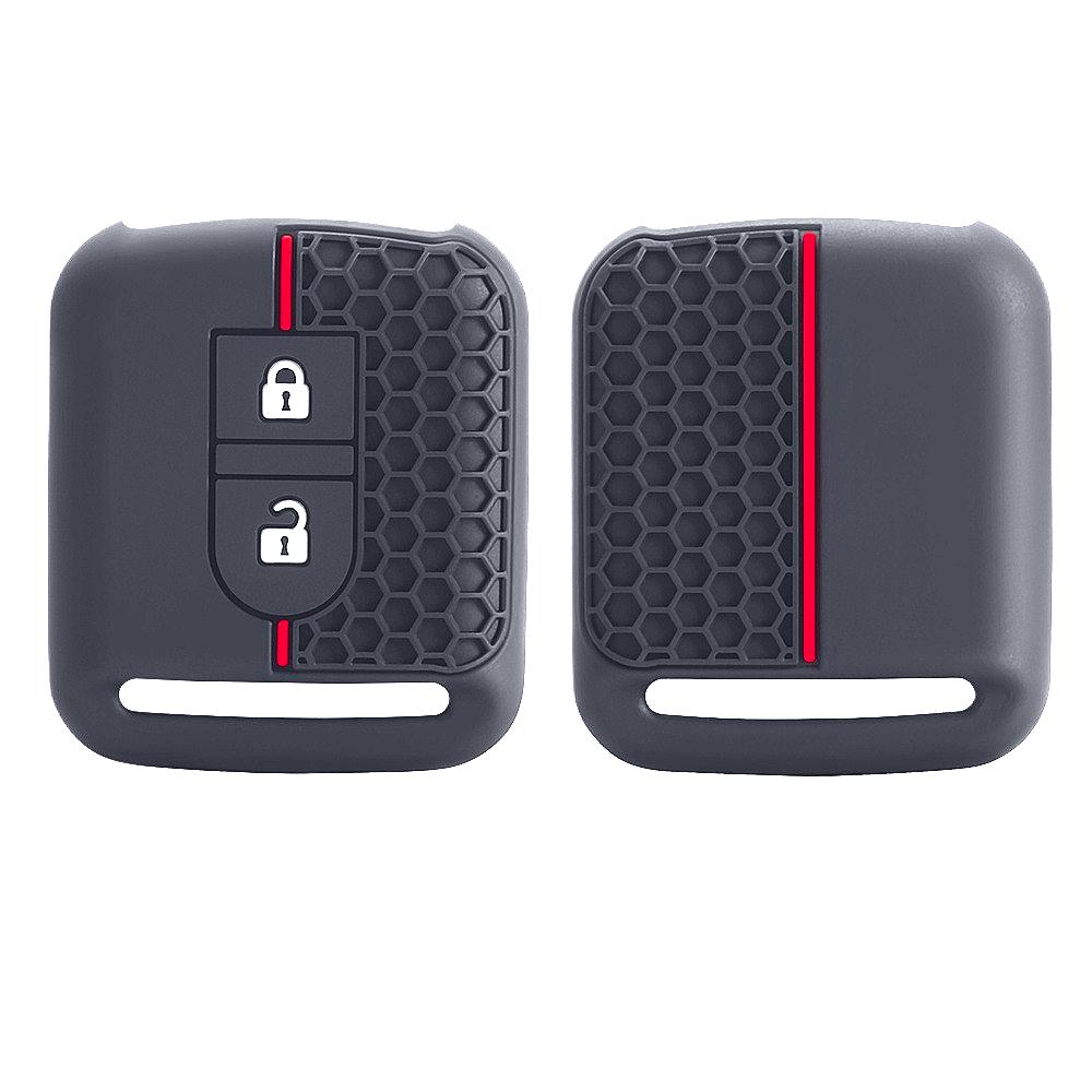 Силиконовый чехол для автомобильного ключа Fob Rubber Cover для Nissan Micra K12 Note Navara Qashqai J10 Primera Almera Sunny X-Trail